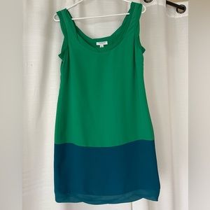 Blue and green color block mini dress. Thakoon for Target